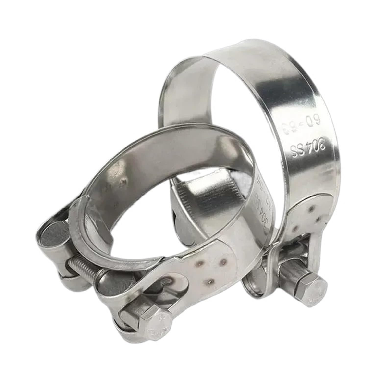 Hqycl One Color 1Pcs 304 Stainless Steel Powerful Hose Clamps Exhaust Air Water Pipes Sealing Powerful Strength Repair Welding Tools(23-25Mm)