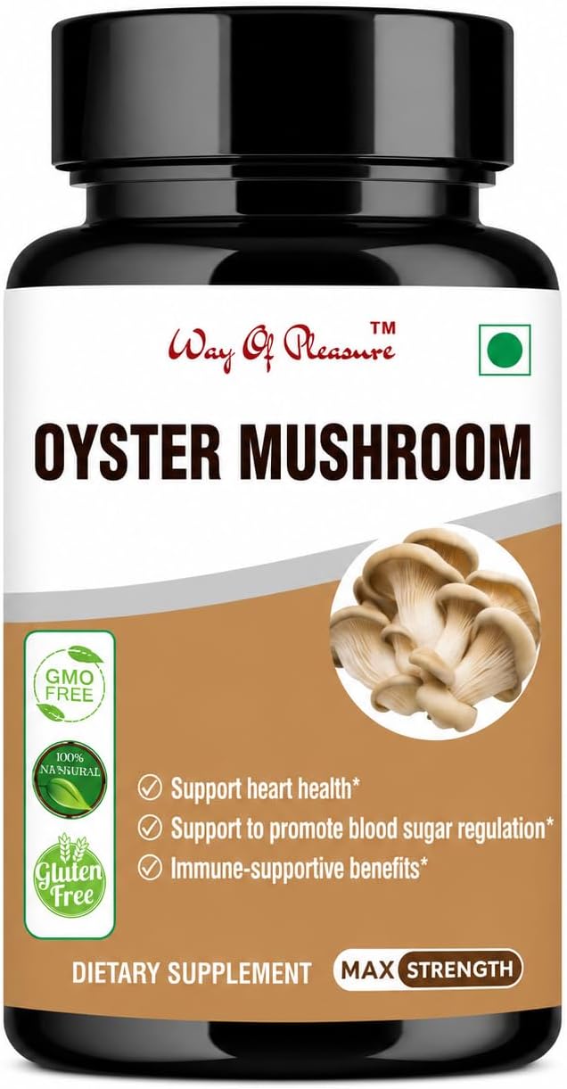 Way Of Pleasure Oyster Mushroom 30 Capsule Immune System For Men & Women