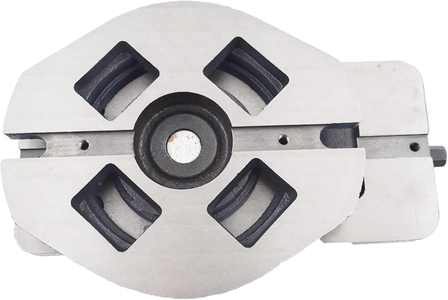 kimllier 3 Inch Heavy Duty Milling Machine Vise Ductile Iron Accuracy Lock Down Vise with 360 Degree Swiveling Base Fit for Finishing Milling and Drilling Machines Parts