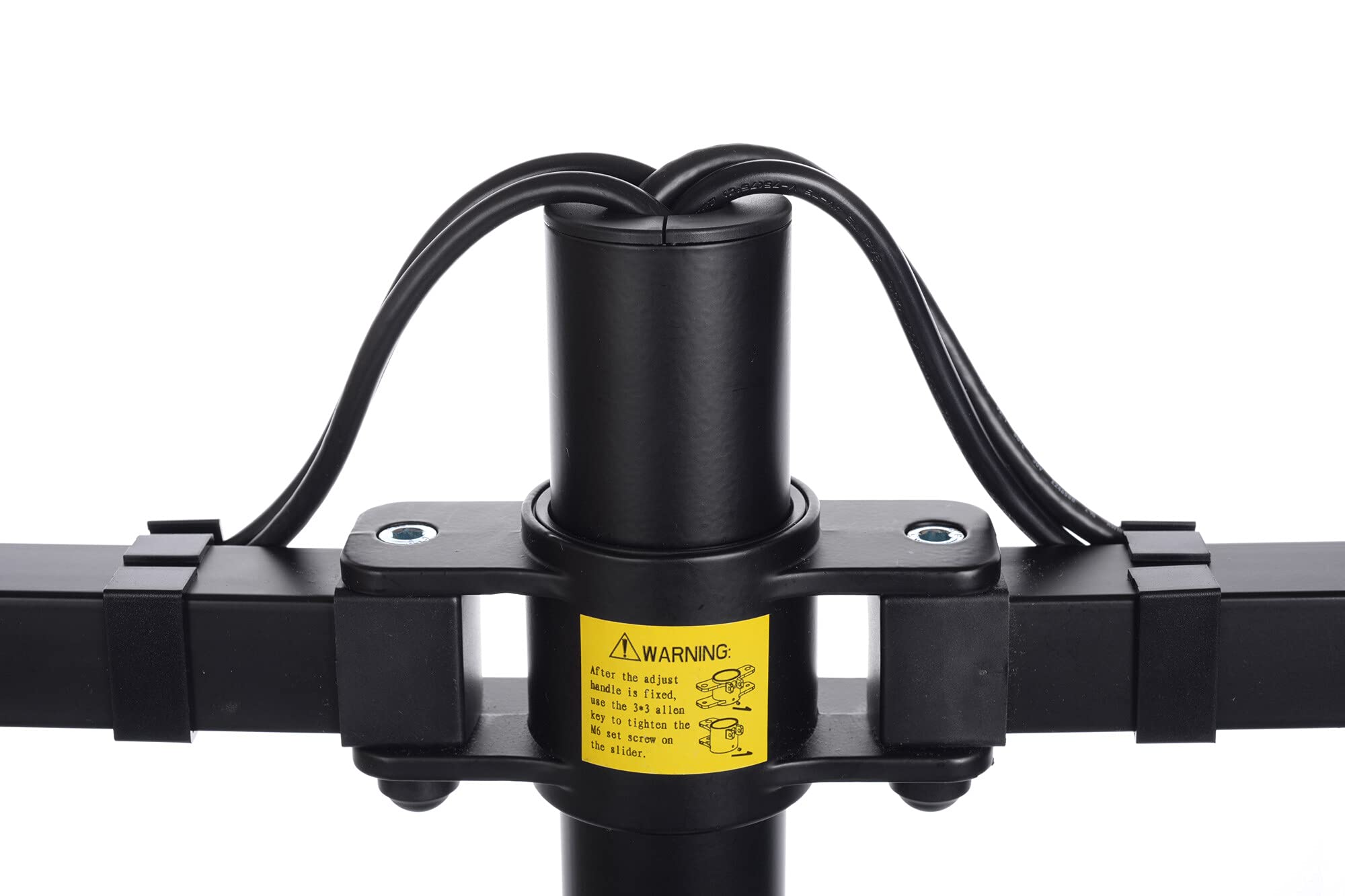 iiyama DS1002D-B1 Staffa per Doppio Monitor con Piastra d'Appoggio, per Monitor Fino a 30 Pollici, Fino a 10kg x Monitor, Nero