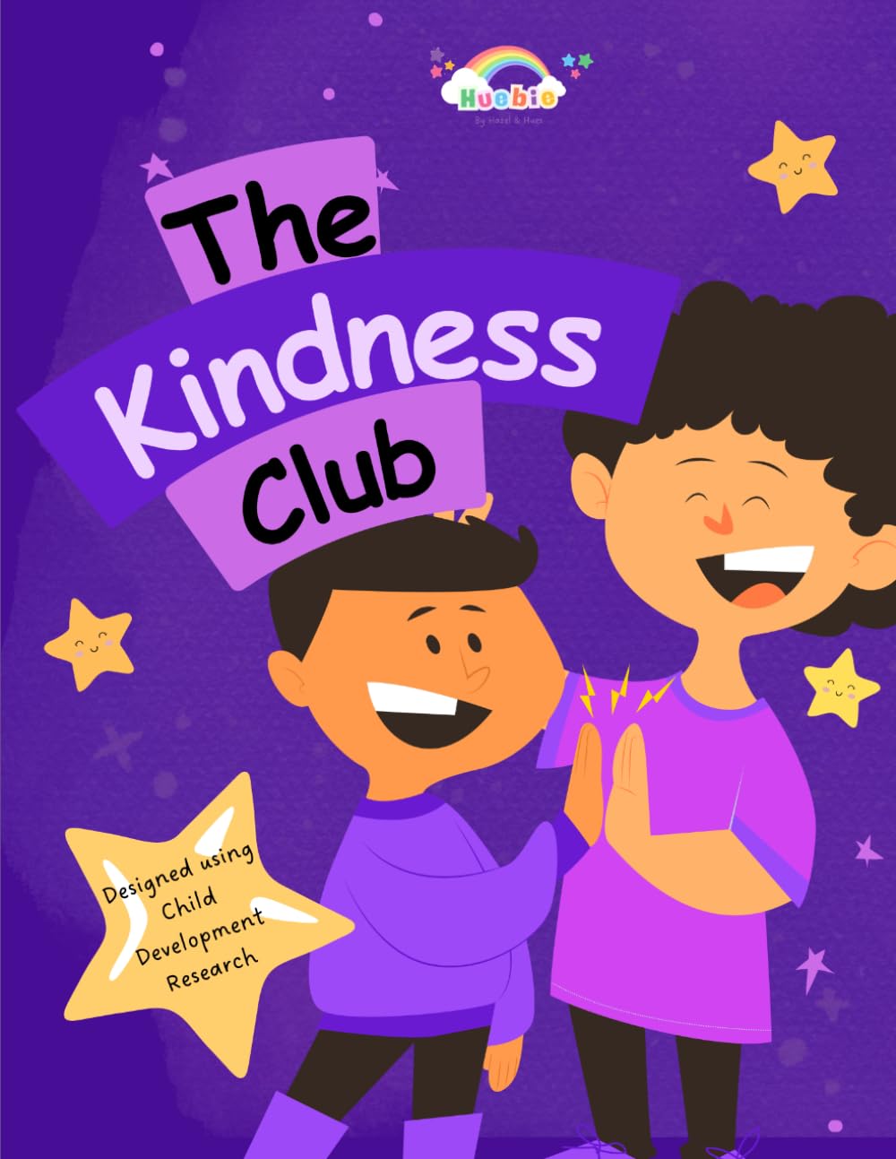 The Kindness Club Coloring Book | Huebie: Thoughtfully designed using Child Development Research | Ages 4-8 | Builds Social-Emotional Intelligence