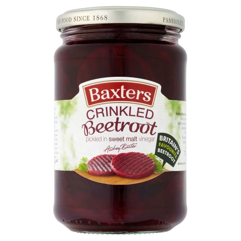 Baxters Betterave coupe ondulée à Sweet vinaigre (340g) - Paquet de 6