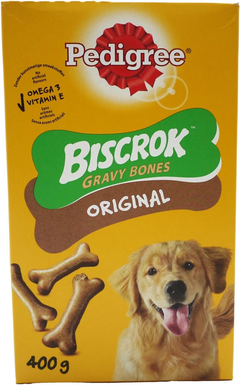 Pedigree Biscrock Dog Gravy Bones Dog Biscuits Low Fat Tasty Dog Treat