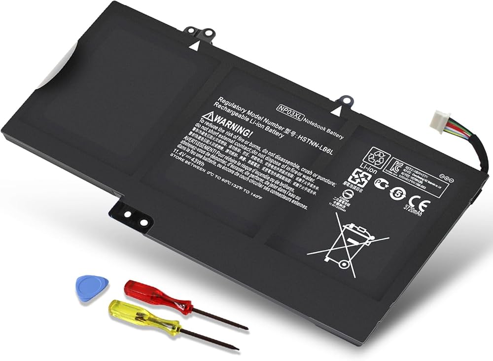 Amazon.com: NP03XL 761230-005 Battery for Laptop HP Envy X360 15