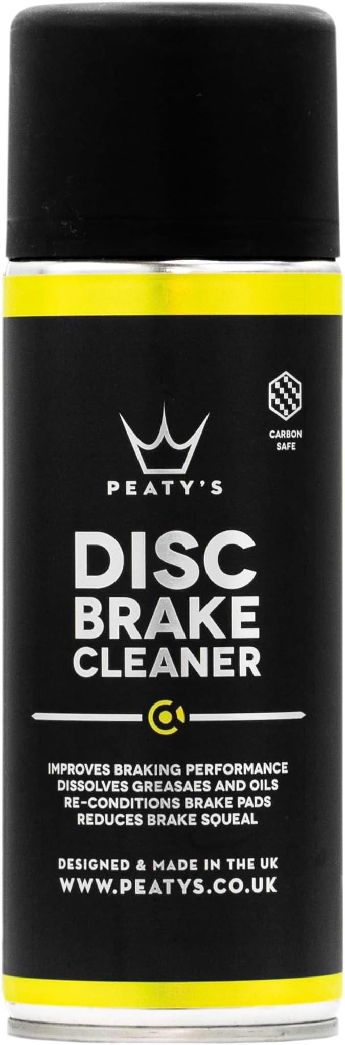 Peaty's Disc Brake Cleaner - Improves Bicycle Braking Performance, Reduces Brake Squeal, Dissolves Oils and Greases, Reconditions Disk Brake Pads, 400ml