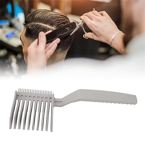 Miniatura 9 de Peines de peluquería profesional para corte de cabello, resistente al calor, peine curvado, parte superior plana, suministros de peluquería para