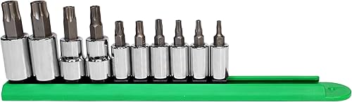 Miniatura 3 de Mayhew Tools 16016 Torx Plus Juego de puntas de vaso a prueba de manipulaciones, cromadas, 10 piezas