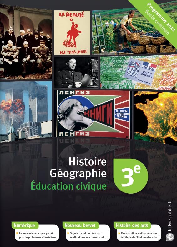 Histoire Géographie Education civique 3e livre révision brevet