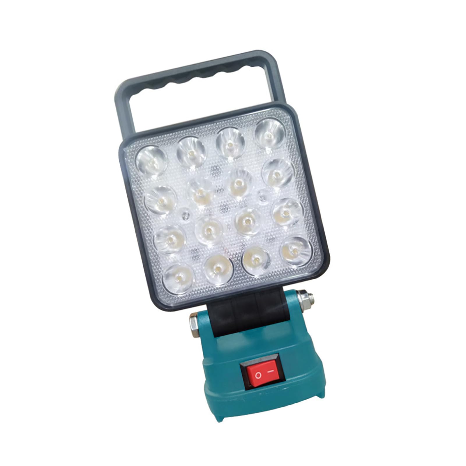 Hsioluted Spotlights Handheld Lamp Features USB Charging Ports Suitable for 18V Batteries for Outdoor Work Handheld Flashlight LED Work Light