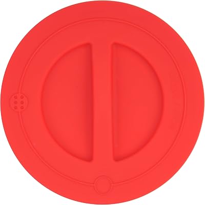 Silicone Lid Compatible with Le'raze & Amazon Basic 8 Cup Measuring Cup, Silicone Replacement Lids Fits Le'raze 8-Cup (2 Quarts) Glass Measuring Bowl, Dishwasher & Microwave Safe (Cup not Included)
