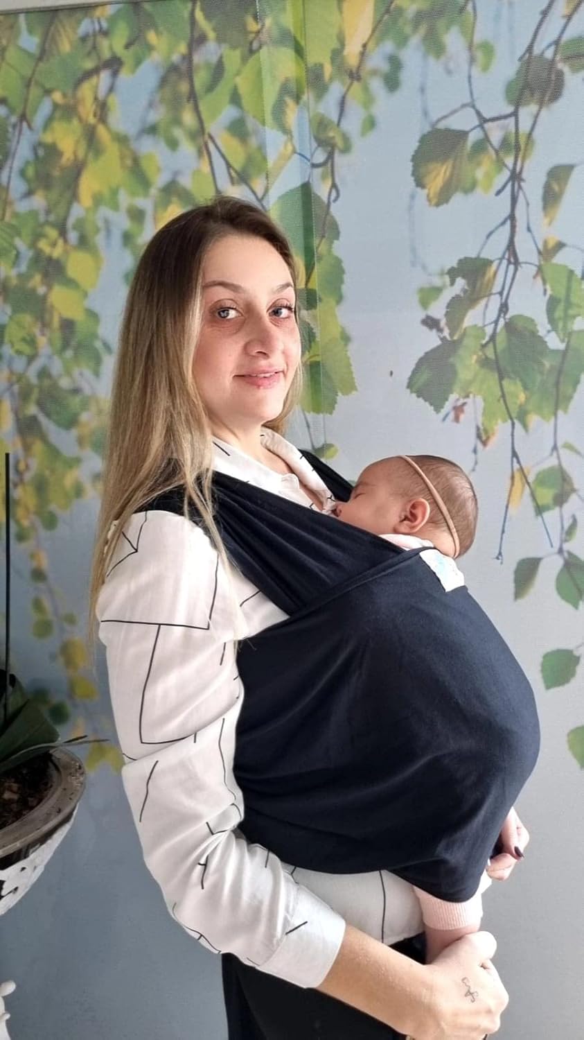 SLING EASY BABY HOLDER PRONTO PARA USAR (Preto)