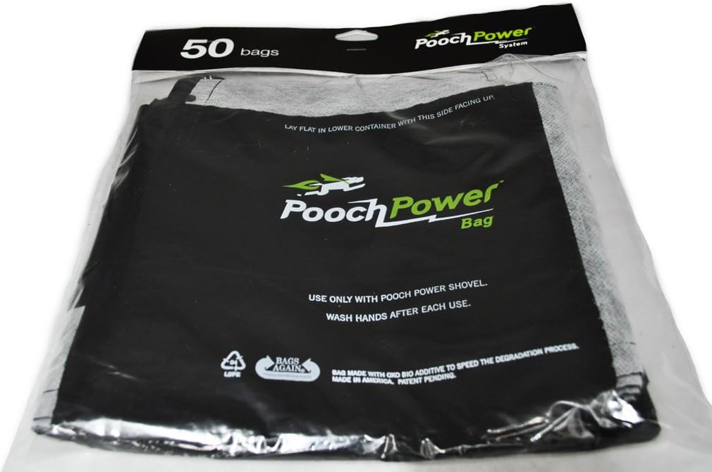 Pooch Power Shovel Vacuum Waste Bags, 50 Count Home & Kitchen