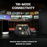 GameSir G7 Pro Wired Controller for Xbox Series X|S, Xbox One, Wireless Gamepad for PC&Android with TMR Sticks, Hall Effect Analog Triggers, 1000Hz Polling Rate, 3.5mm Audio Jack - Golden - 7