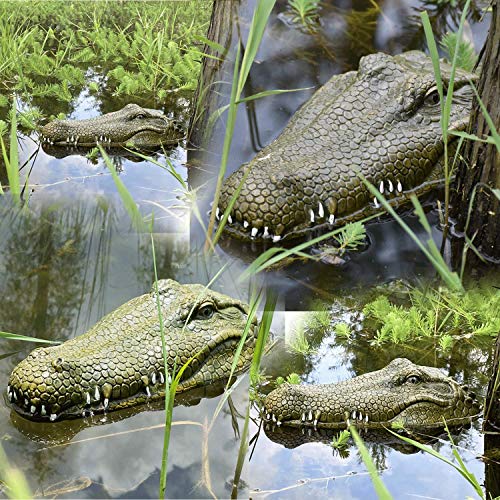Remote Control Alligator Head Boat Large Decoy and Floating Crocodile