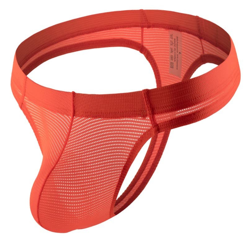 Mens Thongs Underwear Sexy Funny Pouch 3-D Open Front G Strings Jockstrap Sissy Nightwear Low Waist Gothic C Strings