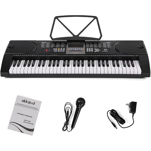 Akkord 61-Key Electronic Keyboard