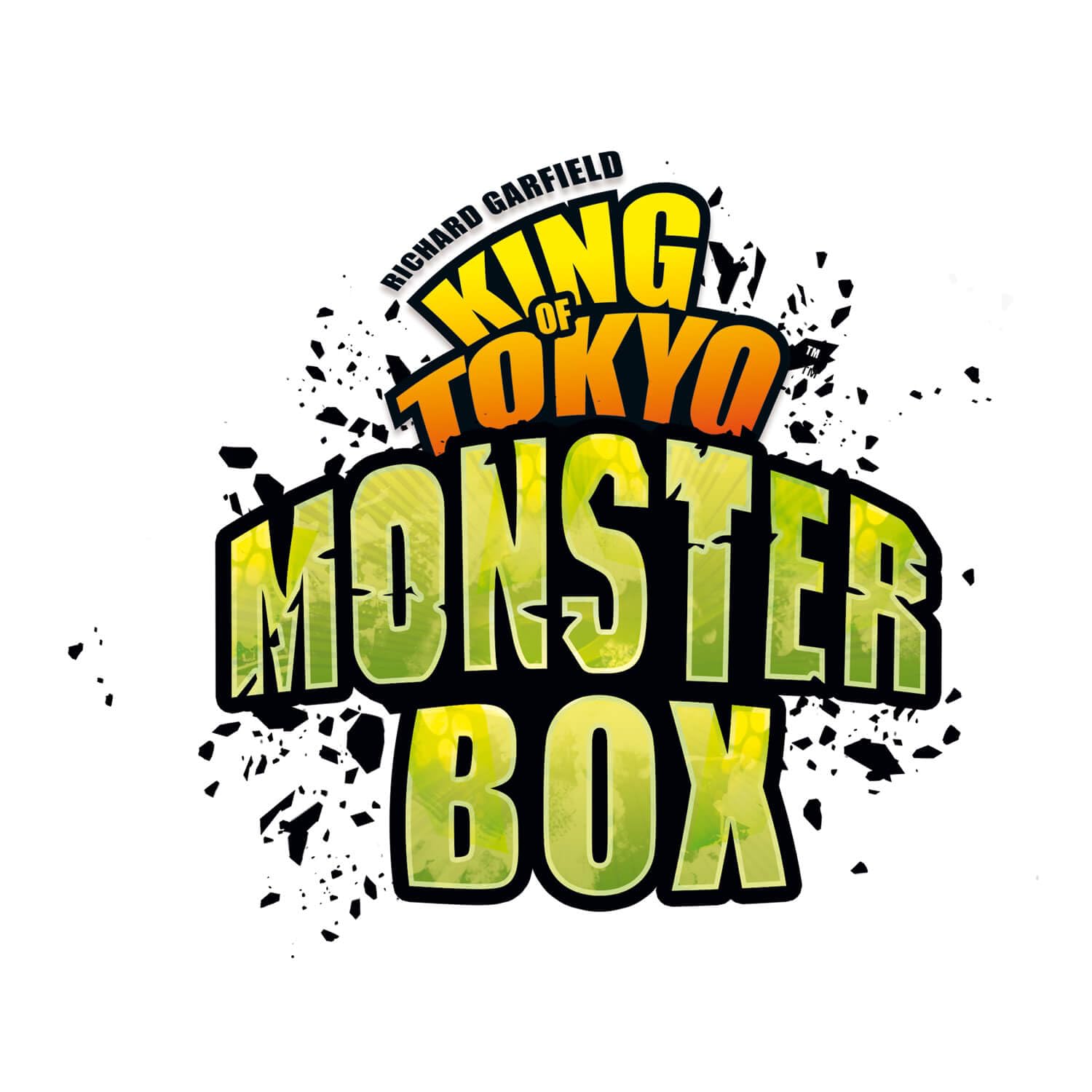 IELLO, King of Tokyo Monsterbox – Grundspiel mit Erweiterungen, taktisches Würfelspiel, rasante Kämpfe & Powerkarten, Für 2–6 Spieler ab 8 Jahren