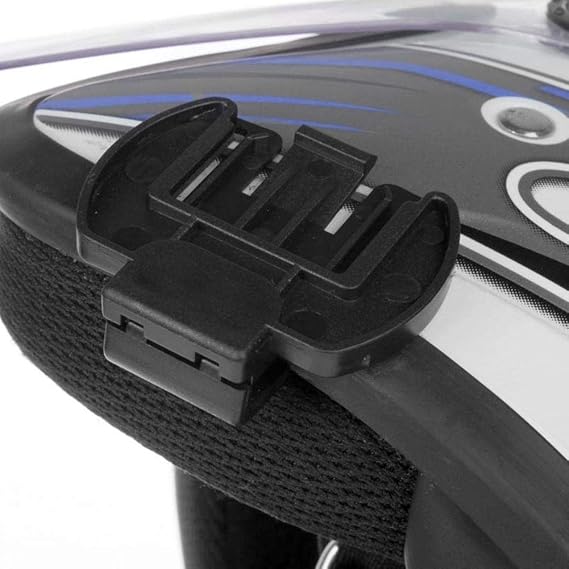 QSPORTPEAK Motorcycle Intercom Accessories for V6/V4,Microphone Headphone Hard Cable Headset & Clip for Motorcycle BT Bluetooth Intercom