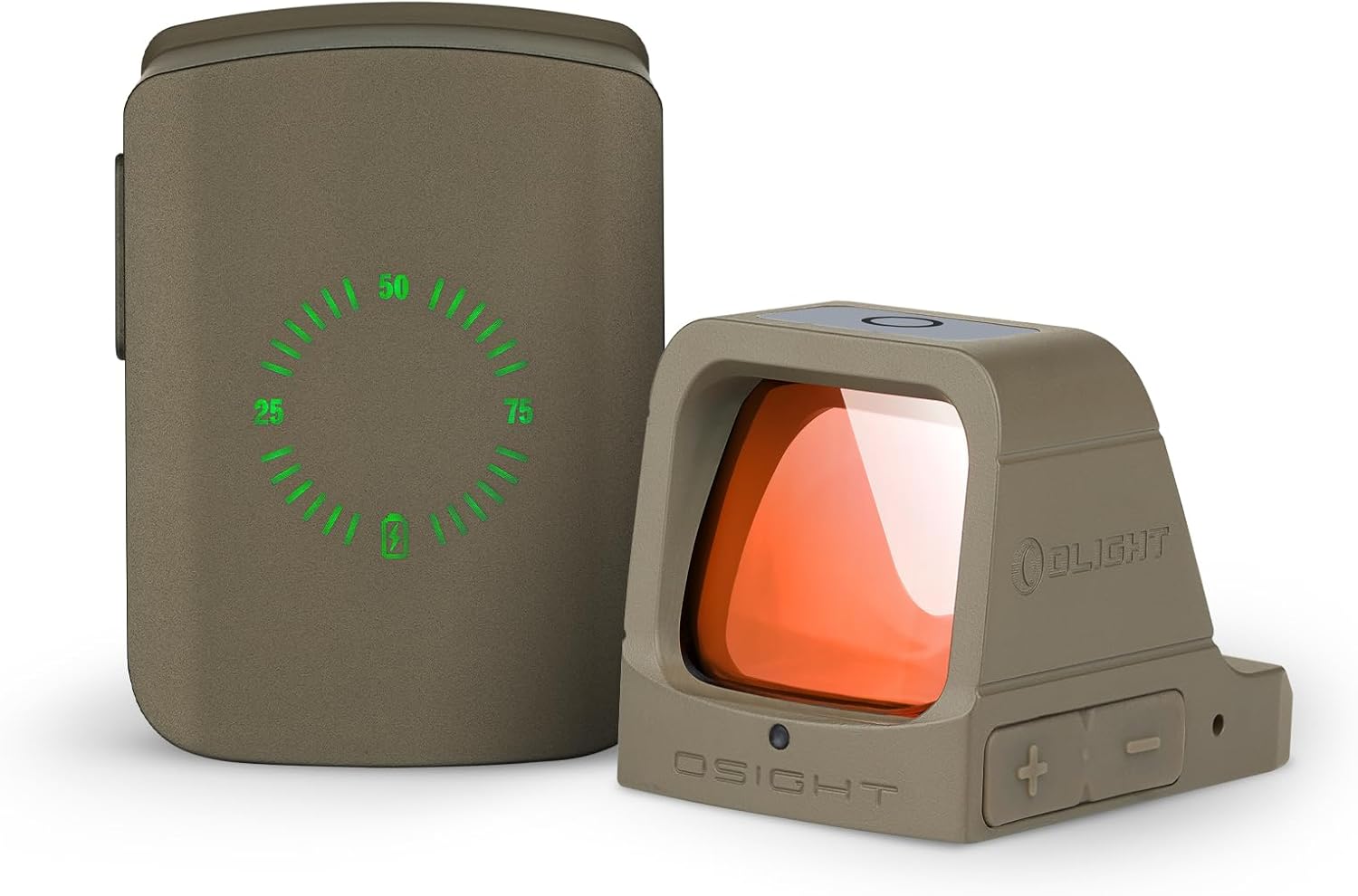 OLIGHT Osight 3MOA Dot Sight with its magnetic charging cover