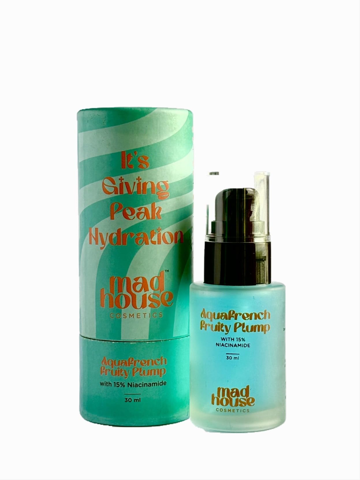 Madhouse Cosmetics15% Blue Niacinamide Hydrating Serum for acne scars| Blemish Control & Oil Balance With Multivitamins | Clarifying Serum | Paraben-Free I 30ml