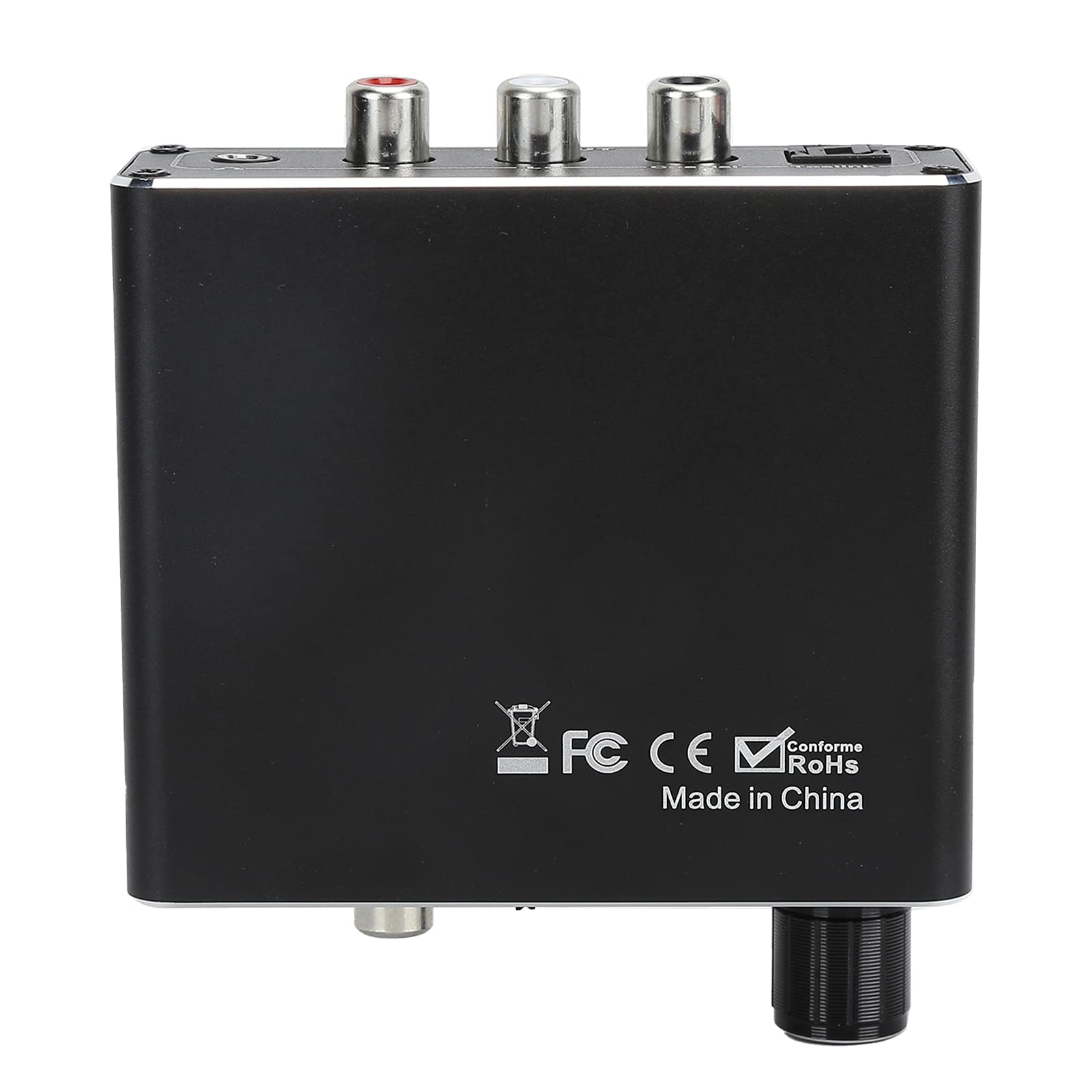 Annadue Convertitore Audio Da Digitale Coassiale/fibra A Analogico RCA/3,5mm – Con Amplificatore Hi-Fi E Regolazione Volume