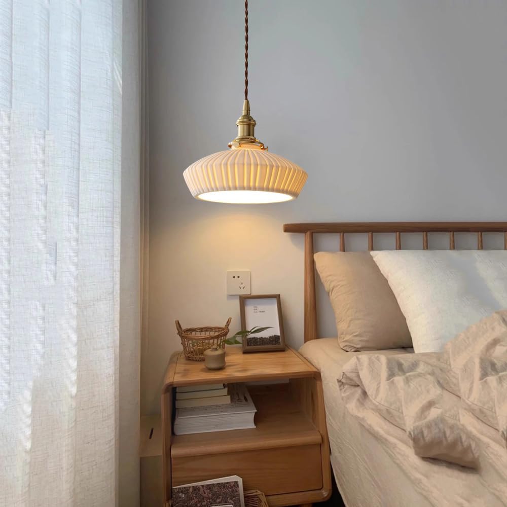 Lámpara Colgante de Cuerda de Cáñamo Tejida, Estilo Mediados de Siglo, Lámpara Colgante de Mimbre, Lámpara de Araña Bohemia, Lámpara Colgante de Estilo Rústico para Comedor, Dormitorio Y Cocina./40*21