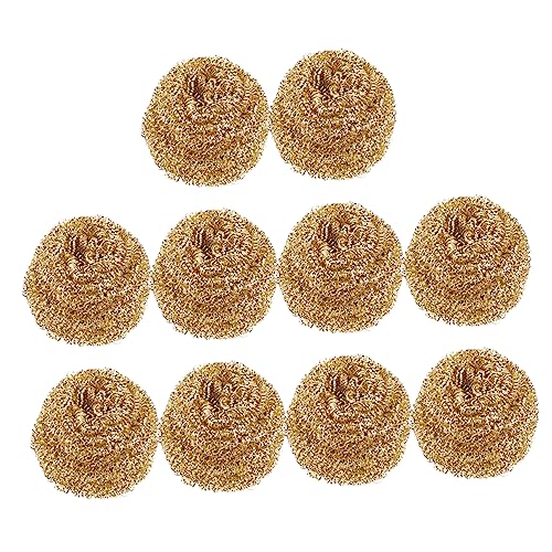 GALPADA 10piezas Limpiador De Puntas De Soldador Con Bola De Alambre De Latón Para Limpieza y Prolongación De Vida Útil Elimina Óxidos y Residuos Sin Afectar Temperatura