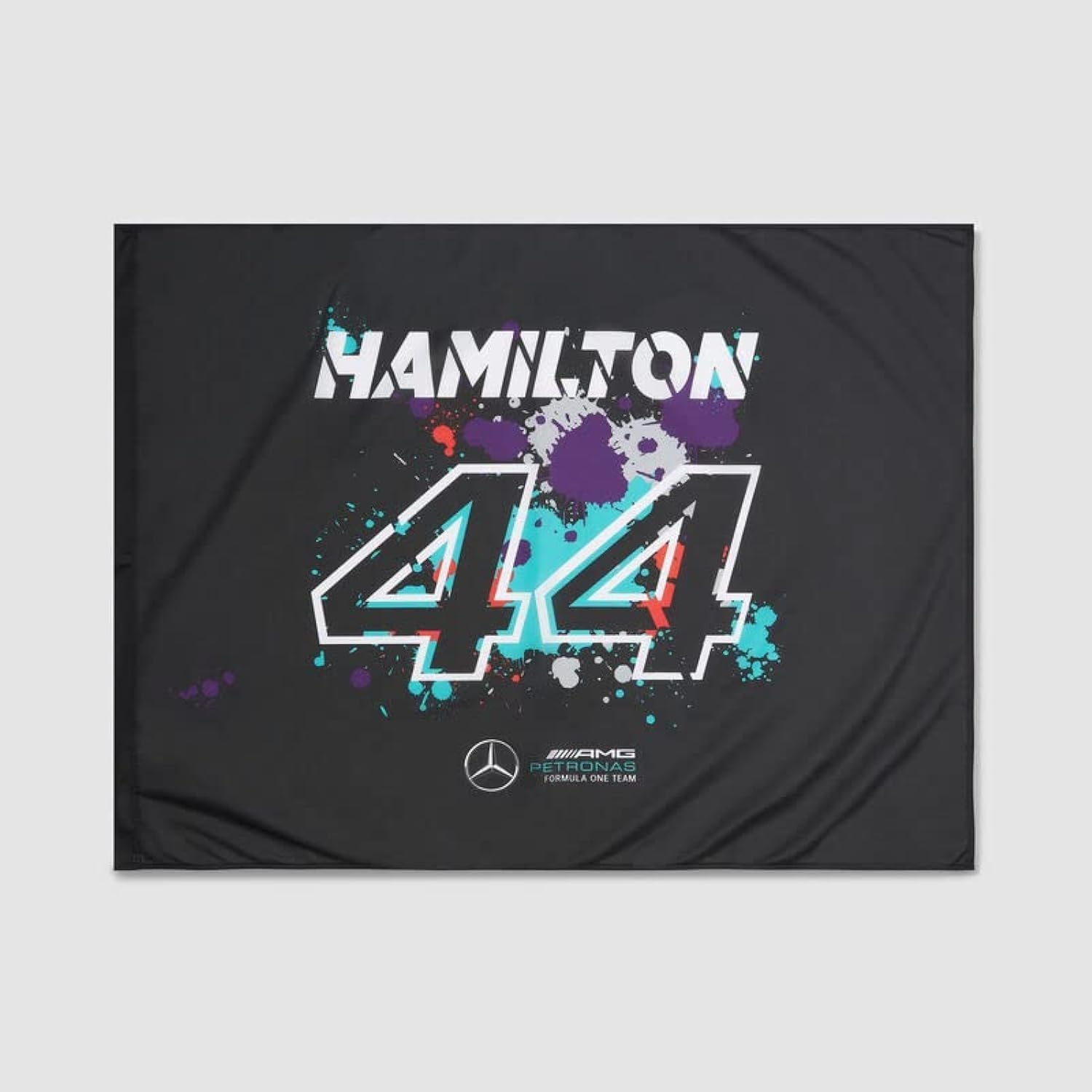 BPA® Formula One Team - Official Formula 1 Merchandise - Lewis Hamilton Flag - Multicolor - One Size 90 x 60cm