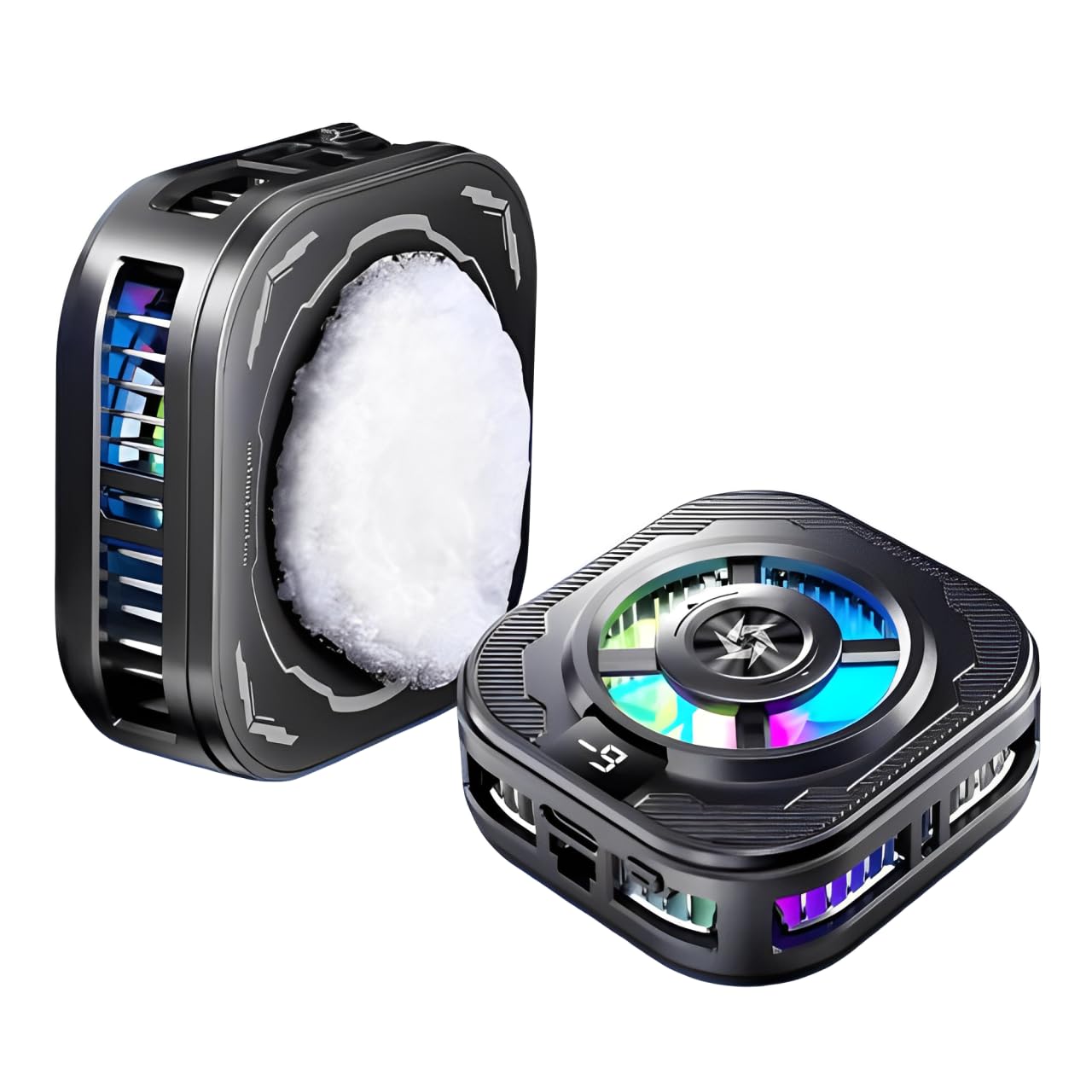 BKN SL-36 Fast Ultra Cooling Mobile AC Fan Magnetic Radiator | Mobile Cooler with Back Clip USB Powered Fan Cooling Radiator Game Cooler -9 degree for Mobile Phone Gaming, Live Streaming-image-38