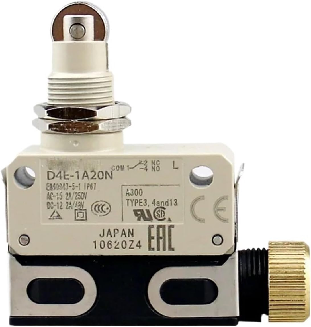 D4E-N Series Travel Limit Switch D4E-1A20N B C D E F G H 21N D4E-1G21N Micro Switch Small Enclosed Switch Limit Switch(D4E-2D20N)(D4E-2B20N)
