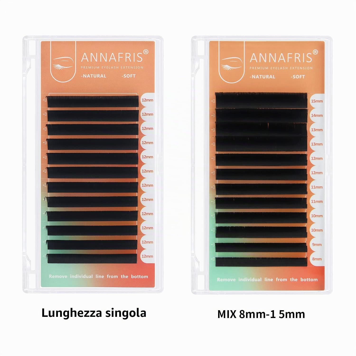 Volume estensione delle ciglia A Ventaglio Automatiche 0.07 C Curl 8-15mm Mix Easy Fan Lashes Automatic Blooming extension ciglia finte (8-15mm Mix, 0.07 C)