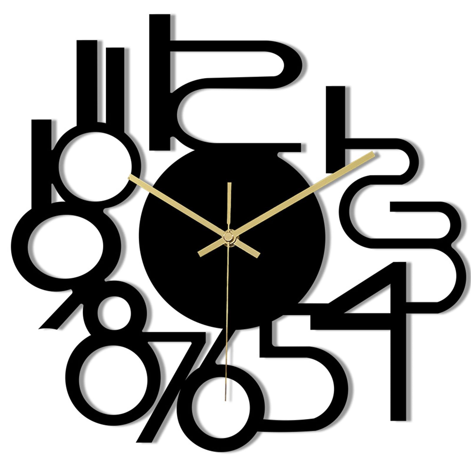 HDOYTXXM Quiet Operate Decoratives Wall Clock Quiet Movement Elegant for Modern Offices Decors