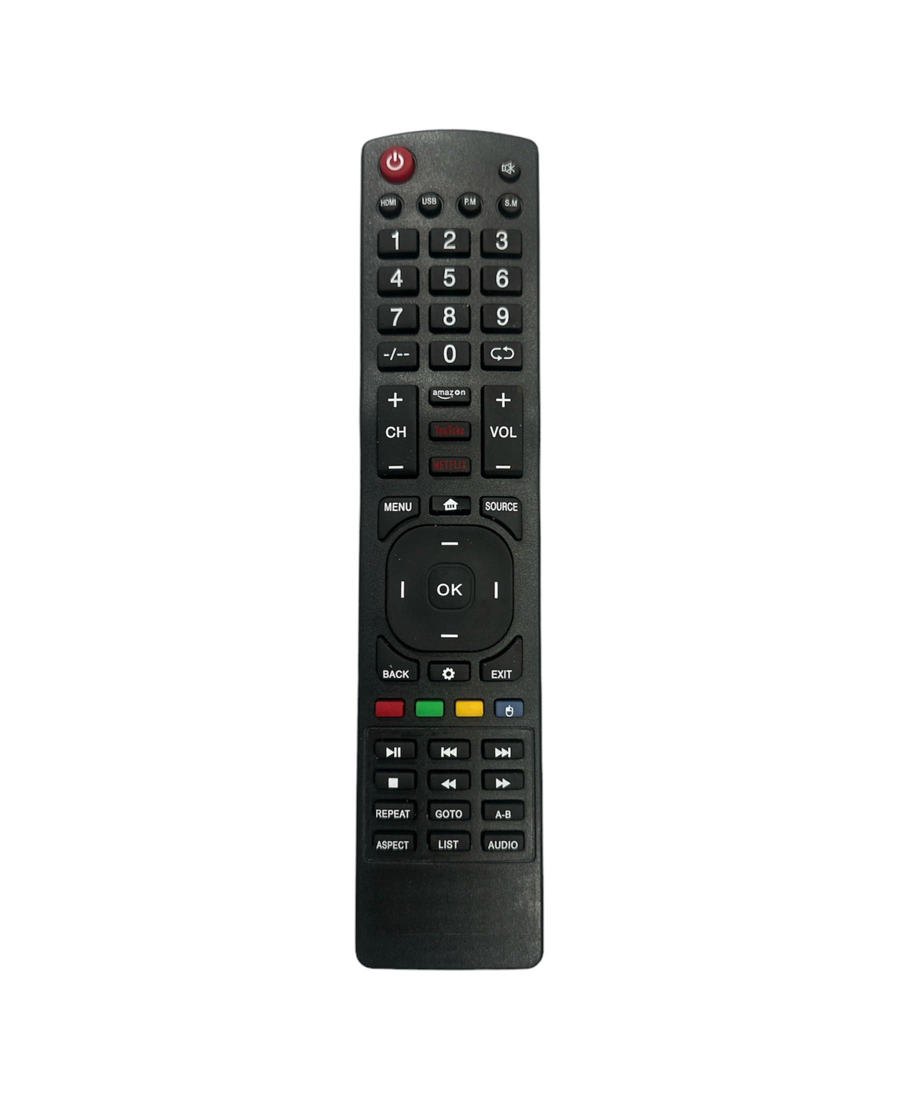 MIRACLES IN HAND® Remote Compatible with Dyanora Smart 4K Ultra HD LED TV Remote (Black) (B0CS9QHGC2) Amazon Price History, Amazon Price Tracker
