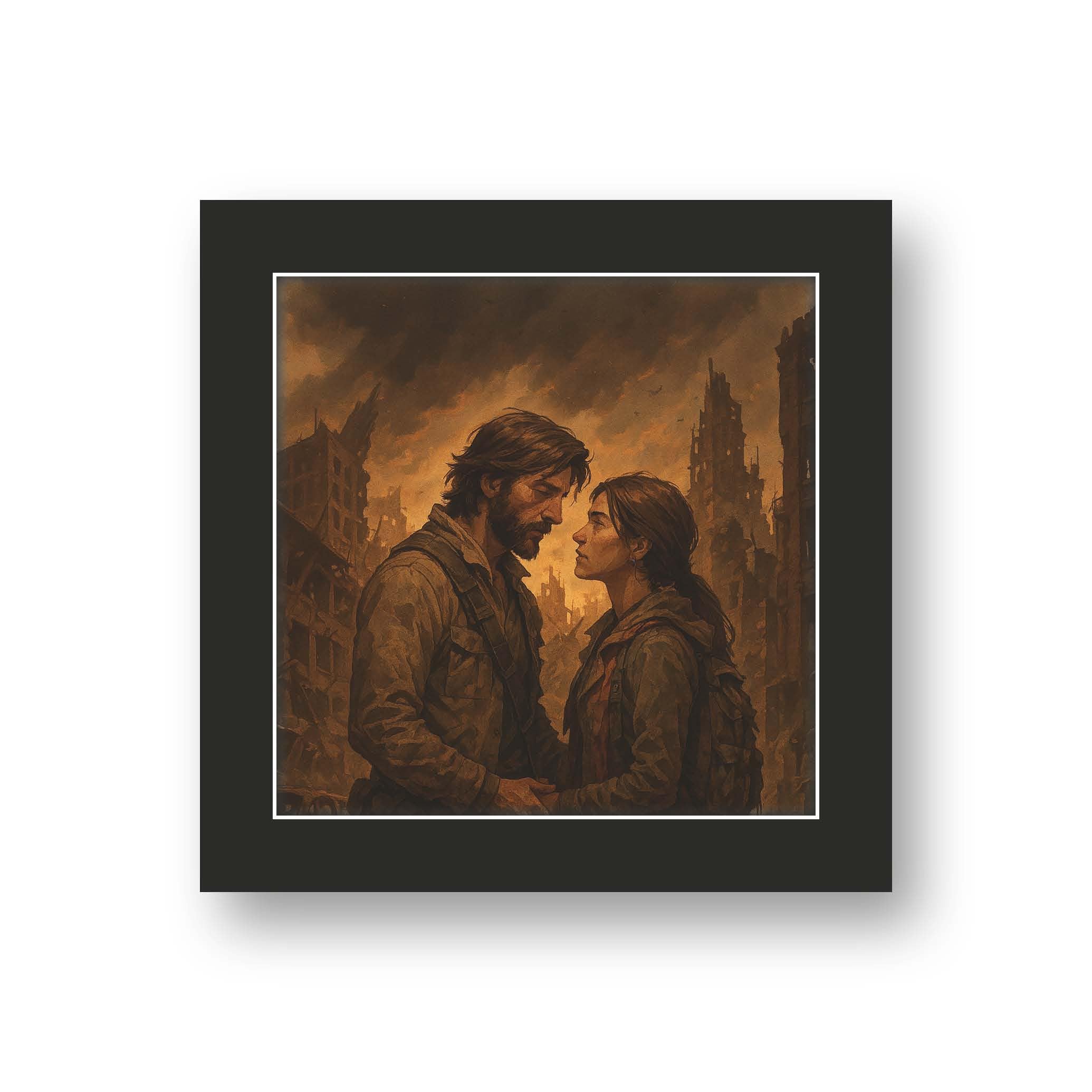 Post-Apocalyptic Style Frame - Personalized Dystopian Artwork – view 4