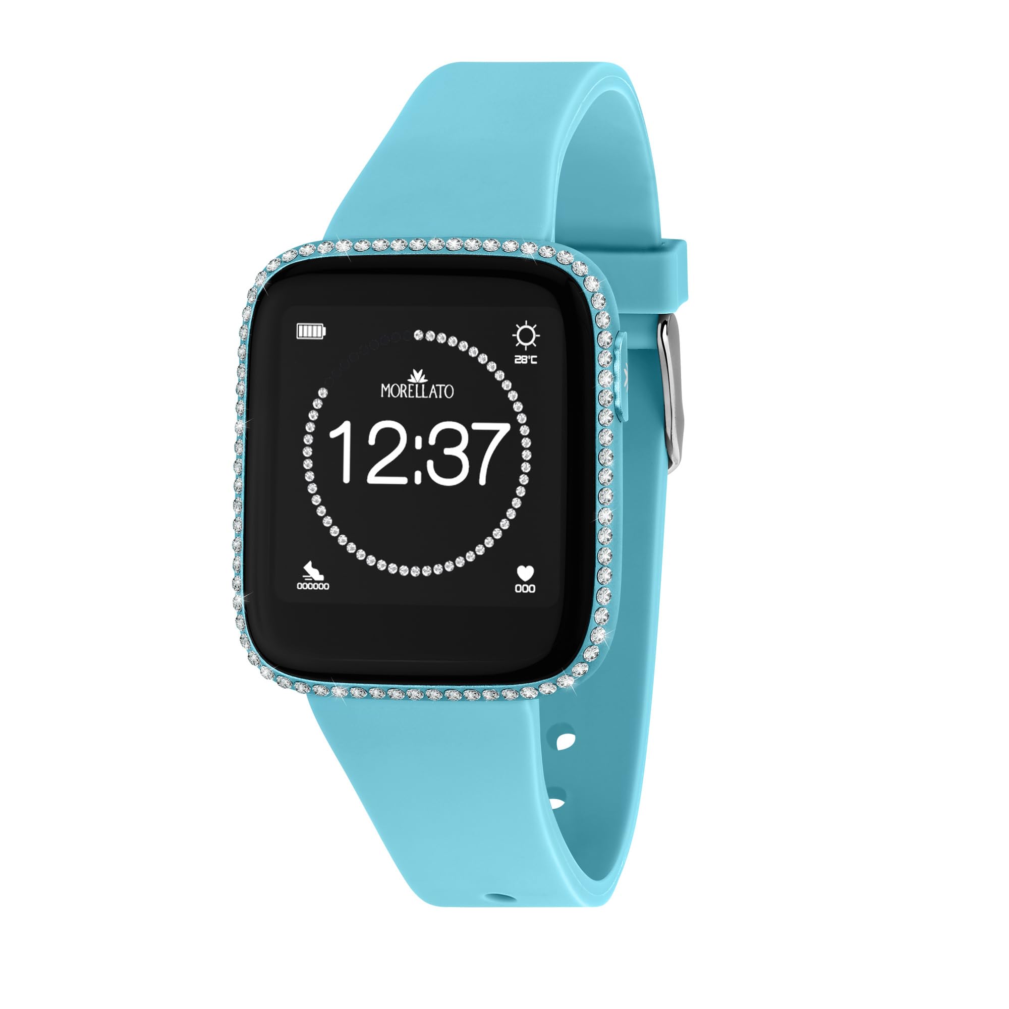 Morellato M01 Crystal Light Smartwatch da donna, Smart, Digital, 40 x 34,7 mm