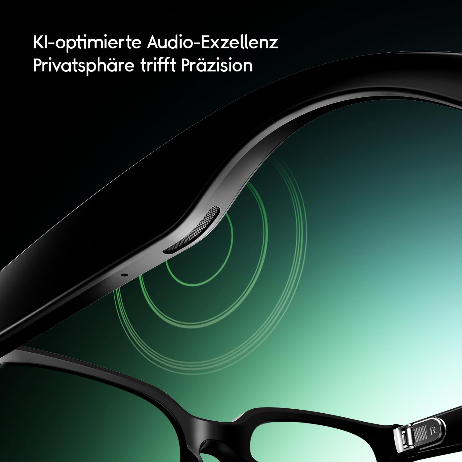 Rokid Glasses (mit Display), AI&AR Smart Glasses, Erste KI-Brille mit ChatGPT & Gemini Support, Ultra-leicht 49g, Echtzeit-Übersetzung & Navigation, Meeting-Notizen
