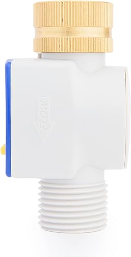 Miniatura 3 de Save a Drop Medidor de flujo de agua P3 con giratorio de latón resistente, mide el uso de un galón desde una manguera de jardín al aire libre, ideal