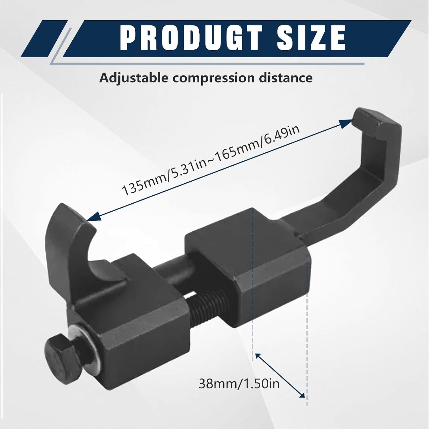 5460 Belt Tension Spring Compressor Tool Kit, Heavy Duty Serpentine Belt Tensioner Tool for Belt Removal & Installation, Serpentine Belt Tool Compatible with Buick Chevrolet Cadillac Kia Hyundai etc.
