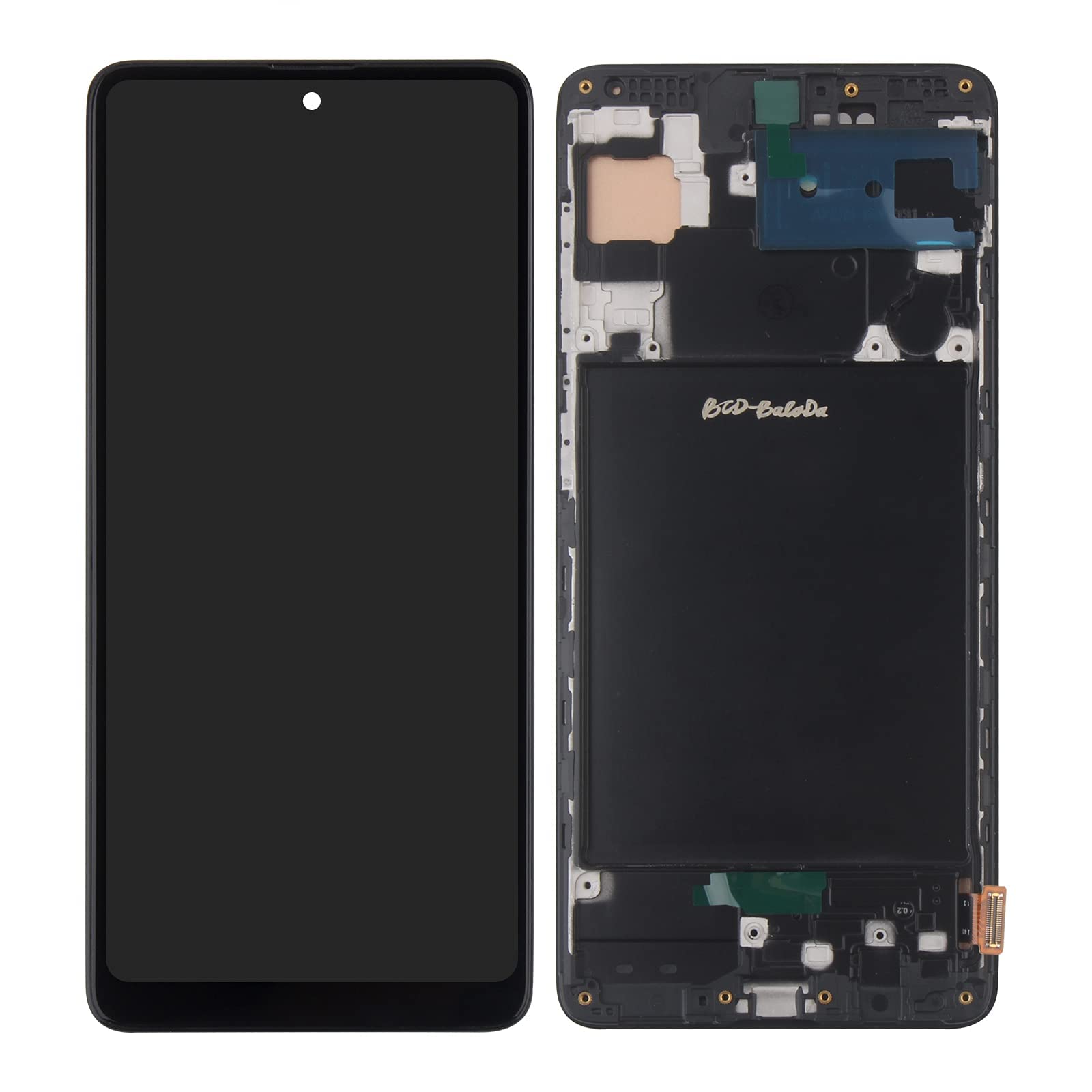 RongZyDisplay for Samsung Galaxy A71 A715 Replacement Screen Incell LCD Display and Touch Screen Digitizer with Tools (Fingerprint Not Support)