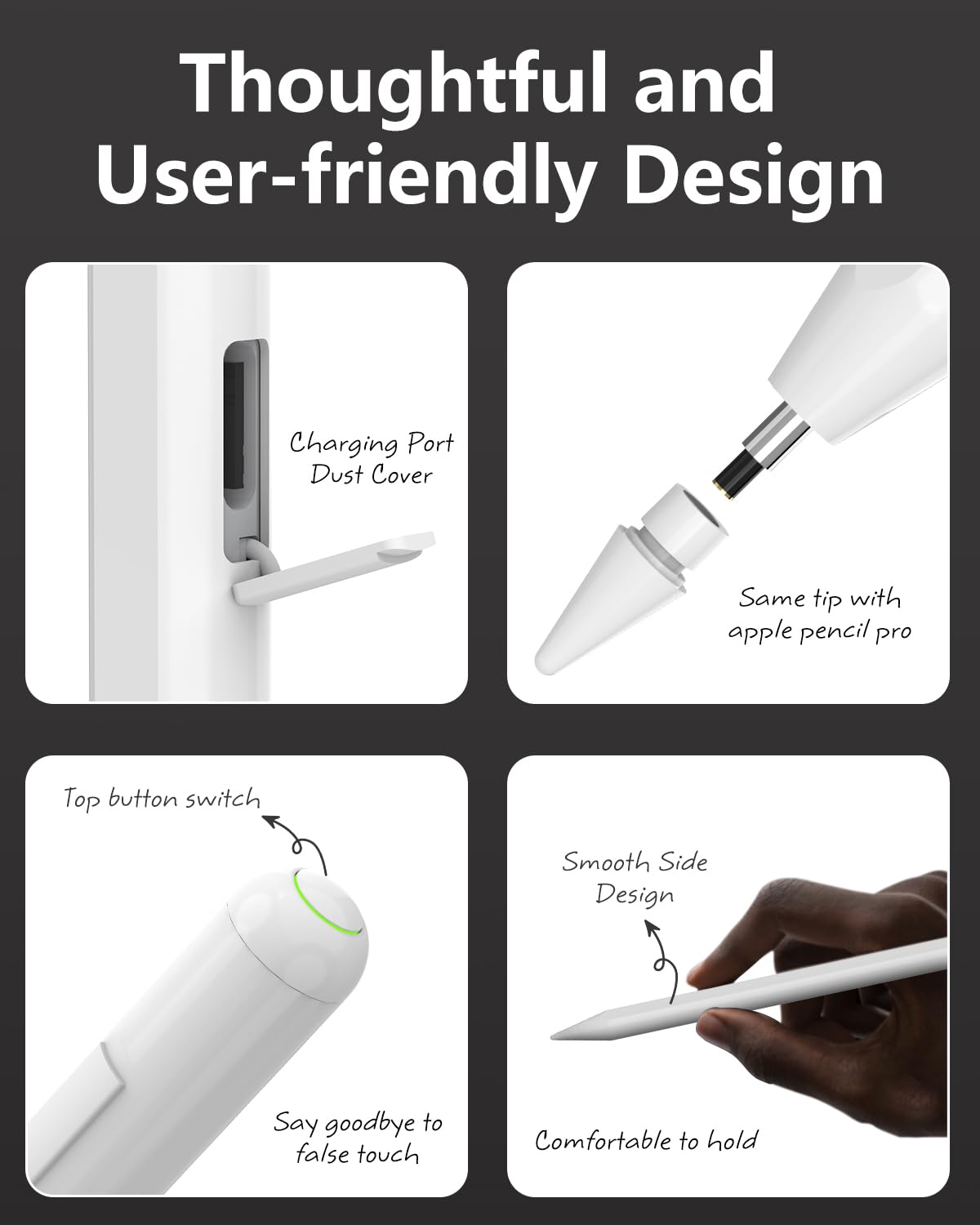 Amazon.com: Pencil Pro 適用於iPad 2018-2025 的IPencil 附15