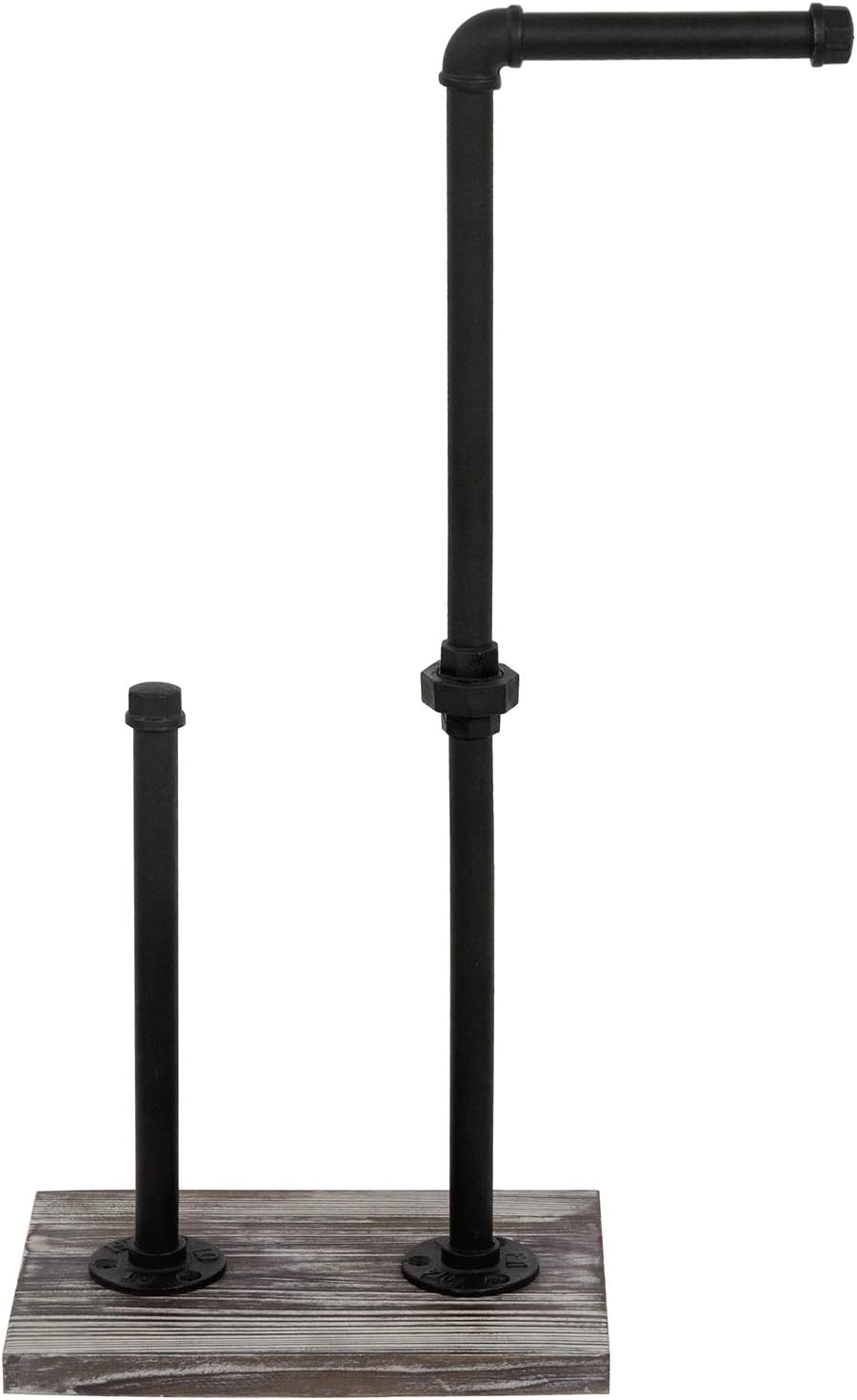 Flash Deals - 40% OFF MyGift Industrial Pipe & Torched Wood Freestanding Bathroom Toilet Paper Holder Dispenser with Reserve Roll Stand One-Day Sale: Up to 40% Off MyGift Industrial Pipe & Torched Wood Freestanding Bathroom Toilet Paper Holder Dispenser with Reserve Roll Stand