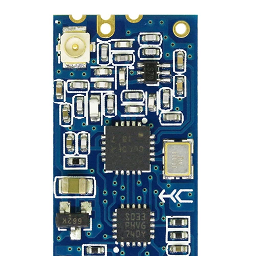 POOSR -12 433 MHz SI4463 Modulo per porta seriale wireless 1000M Sostituire Bluetooth HC12