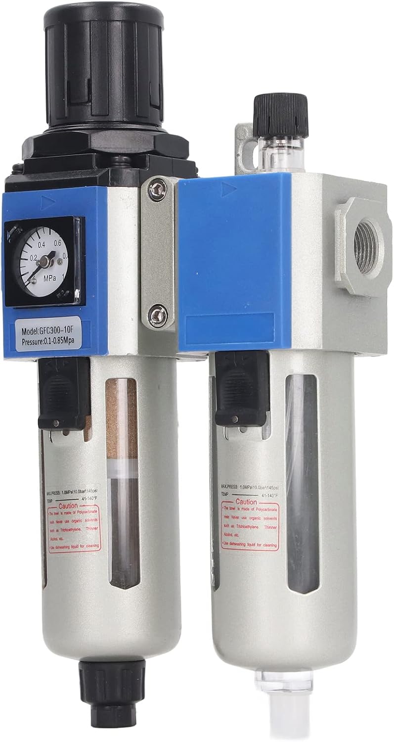 Compressor Air Filter,Oil Water Separation G3/8in 1.0MPa Air Pressure