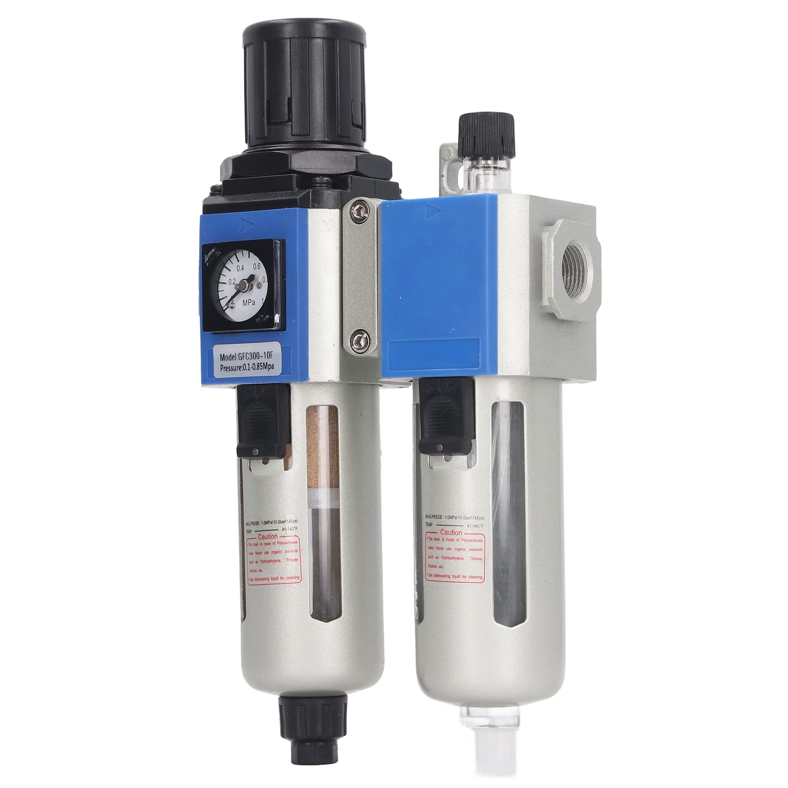 Essiccatore per utensili pneumatici, rimozione efficiente, filtro in lega di alluminio G3/8 pollici, di lubrificazione a olio, regolatore di pressione dell'aria