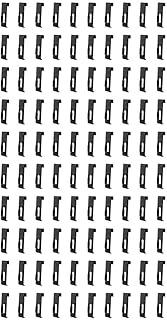 DBM IMPORTS 100 PCS Gridwall Utility Hook Grid Wall Panel Display Picture Notch Black