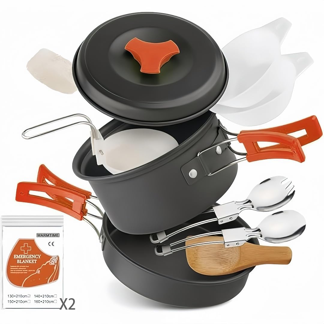Photo 1 of 12-Piece Lightweight Camping Cookware Set