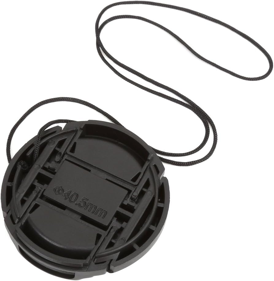 BIRUGEAR 40.5mm DSLR Digital Camera Snap on Lens Cap with Strap for Sony NEX-5T/5TL NEX-3N/3NL NEX-6/6L a5000 a5100 a6000 a6300 a6500 and E-mount 16-50mm F3.5-5.6 Len