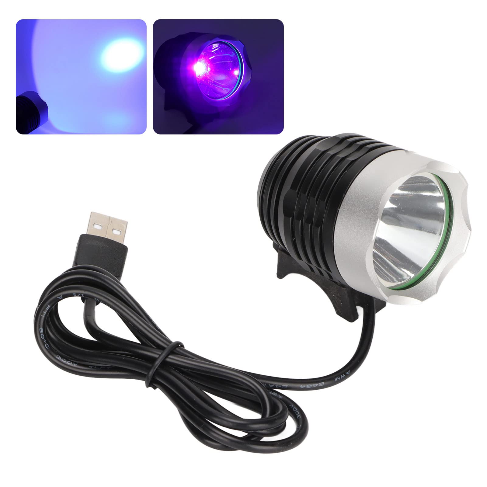 Luz de Curado de Pegamento UV, USB Powered 395nm UV Black Light, 5V 10W LED UV Lamp 3 Gears Ultraviolet Blacklight Detector, para Reparación de PCB de Teléfono Reparación de Chip IC de Curado de Resin