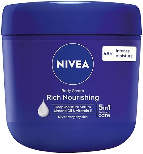 Nivea Crema corporal rica nutritiva aceite de almendras para piel seca 135fl oz Nivea Crema corporal rica nutritiva aceite de almendras para piel seca 135fl oz