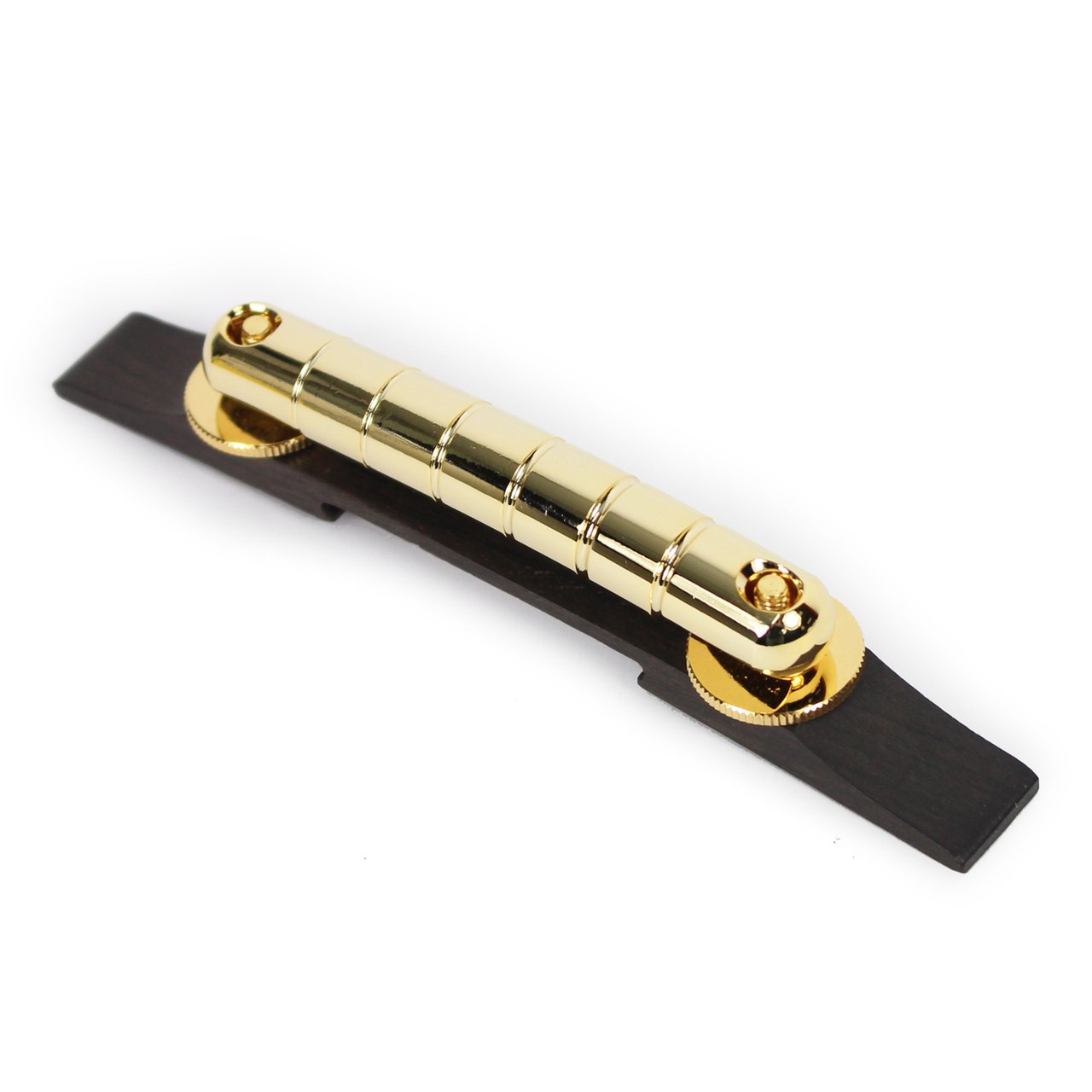 Gretsch Rocking Bar Bridge Assembly with Ebony Base, Gold